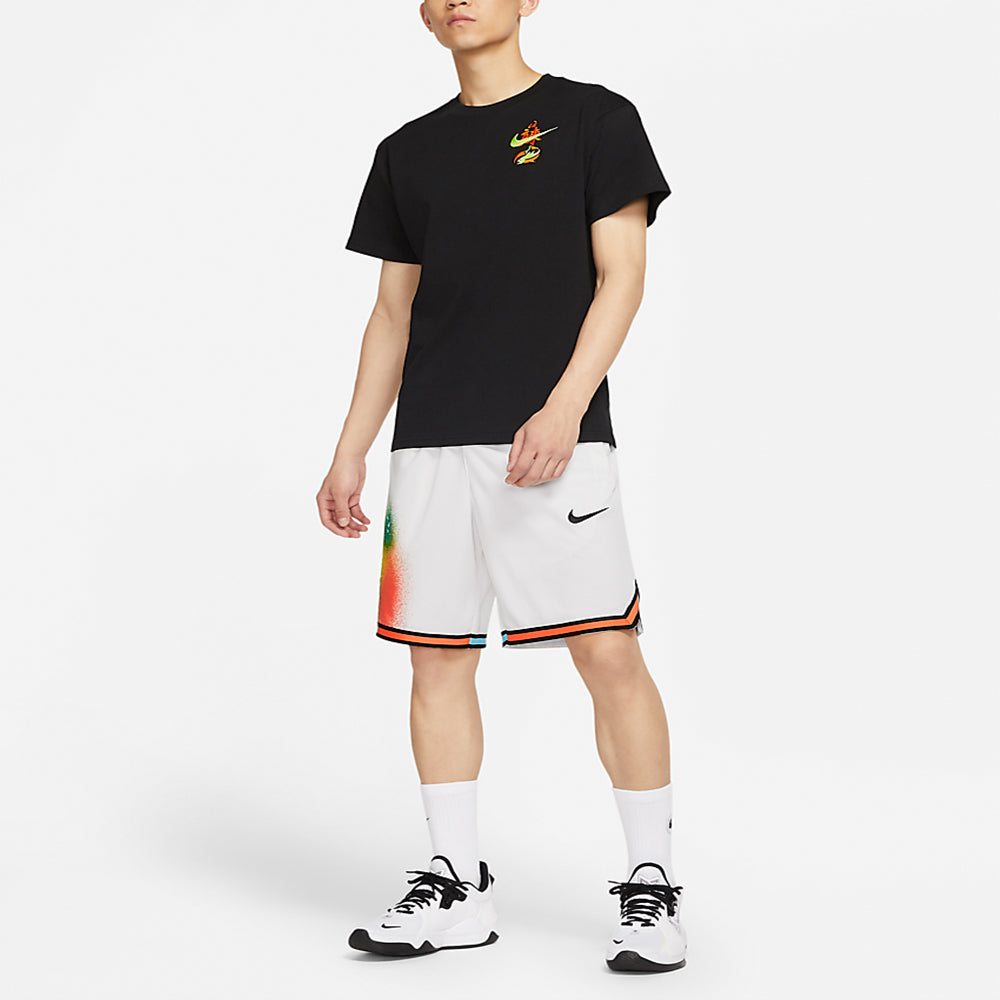 Nike Printing Loose Basketball Sports Short Sleeve Pickled Pepper Paul George Black DO2320-010