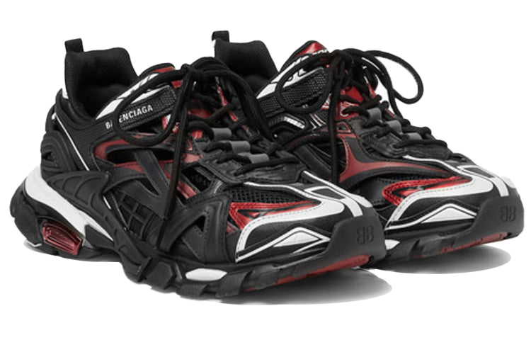 Balenciaga Track.2 Trainer 'Black Burgundy' 568614W2GN36000