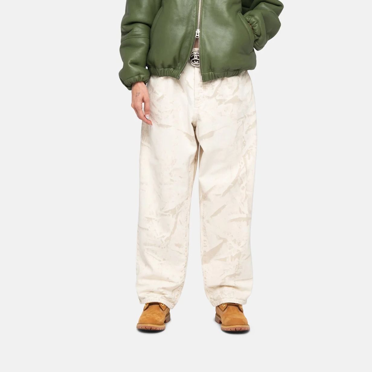 Stussy Big Ol Jean Quilted Denim 'Beige' 116639