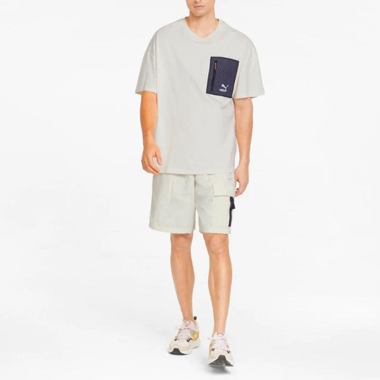 PUMA Hill Camp Cargo Shorts 'White' 535407-65