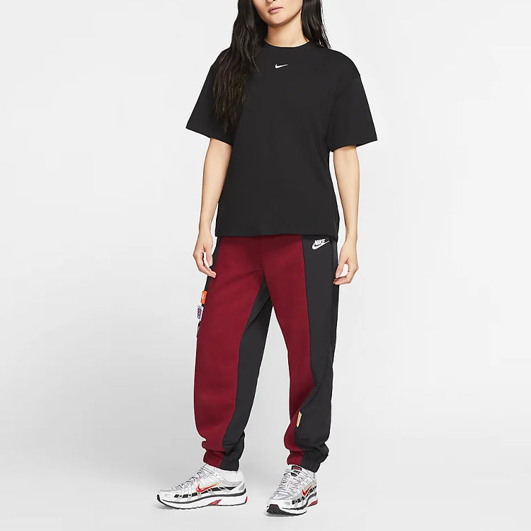 (WMNS) Nike Sportswear Essentials Embroidery Logo 'Black' CT2588-010