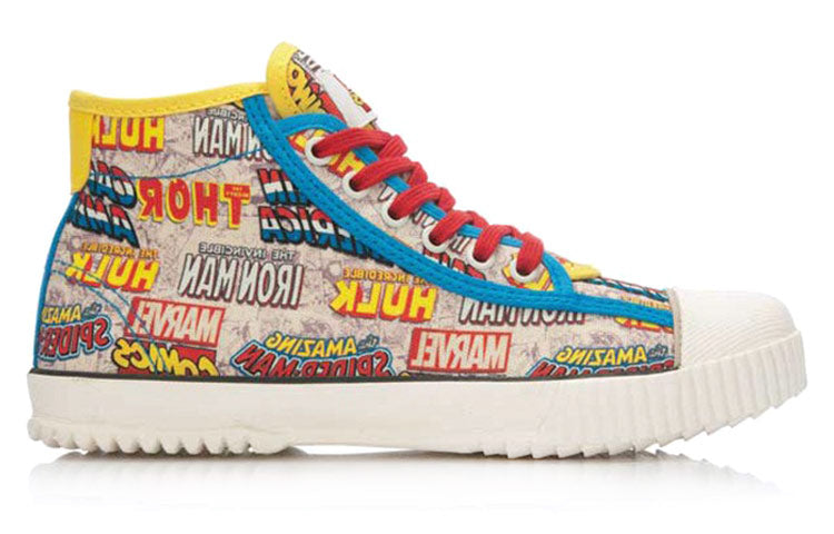 (WMNS) Li-Ning x MARVEL Comics Graphic Classic Canvas Shoes 'Multi-Color' ALAK124-2