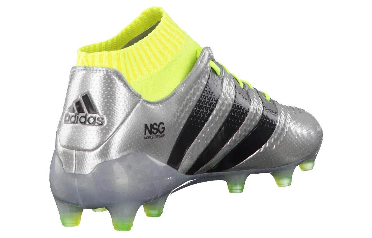 adidas ACE 16.1 Primeknit FG 'Silver Metallic Sonic Yellow' S76469