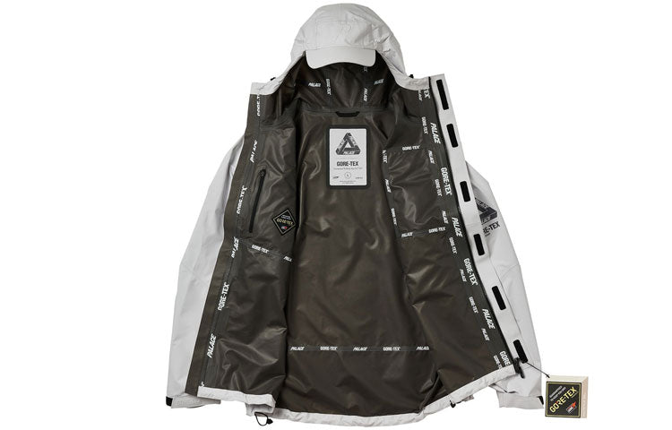 PALACE GORE-TEX P Cap Jacket Micro Mark Casual Hooded Jacket Lime Grey P20GT005