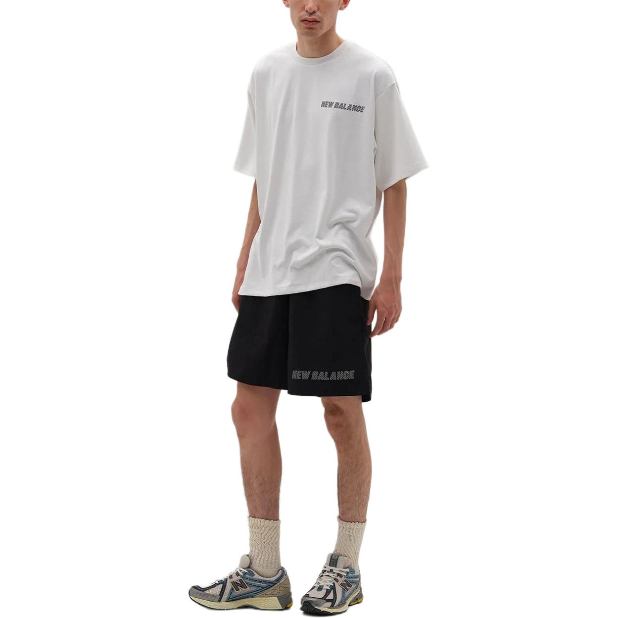 New Balance MET24 Reflection NB Logo T-Shirt Asia Sizing 'White' AMT45005-WT