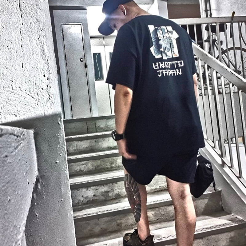 UNDEFEATED Ukiyoe Sumo S/S Tee Printing Unisex Black 180057-BLACK