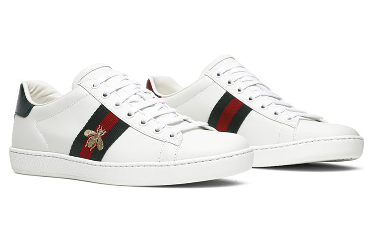 (WMNS) Gucci Ace Low 'Bee Embroidered' 611969-DOPE0-9064