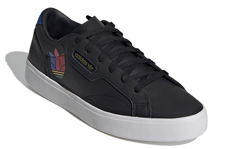 (WMNS) adidas originals Sleek 'Black Red Blue' FW2457