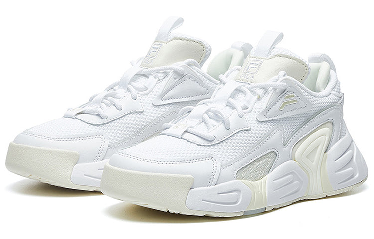 (WMNS) FILA SWARM low swirl sneakers white F12W021213FWT