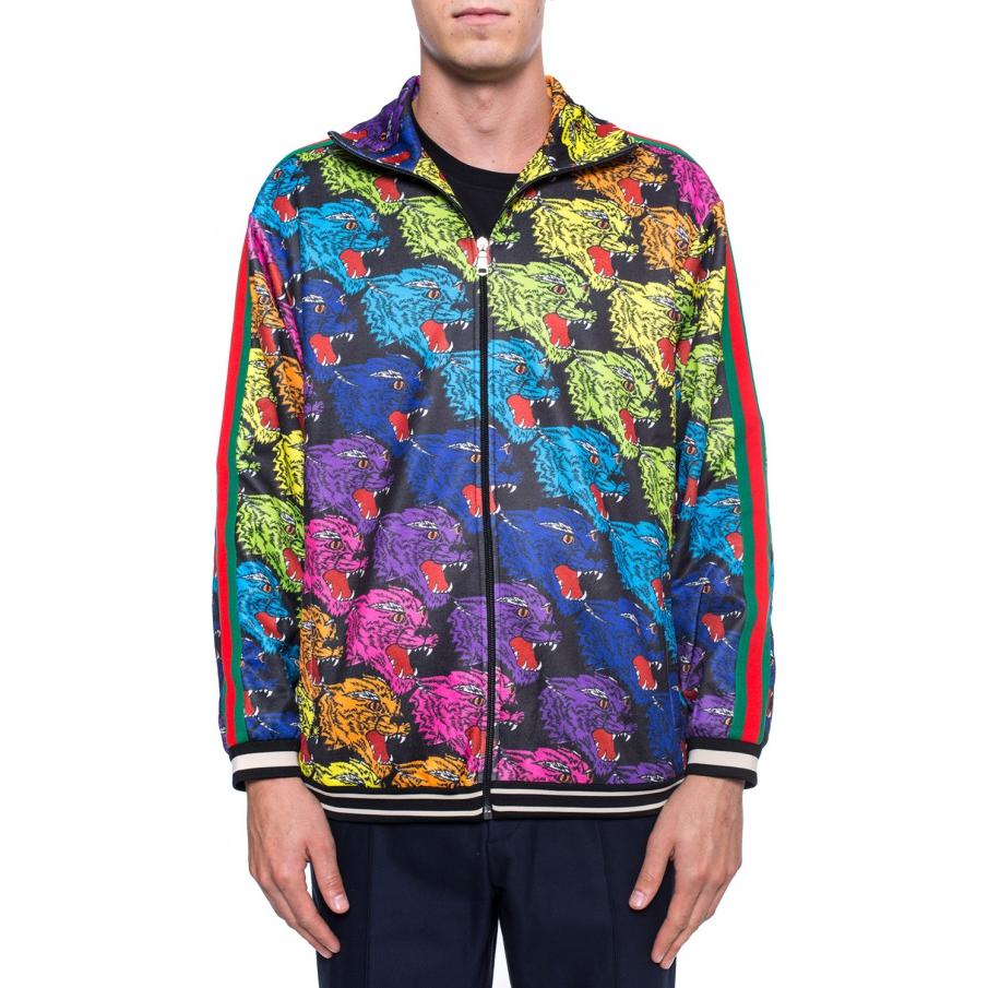 Gucci Panther Face Technical Jersey Jacket 'Multicolor' 526577-X9X26-1082