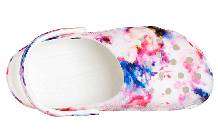 (WMNS) Crocs Classic Tie Dye Graphic Clog 'Garnet & Multi' 205453-6TS
