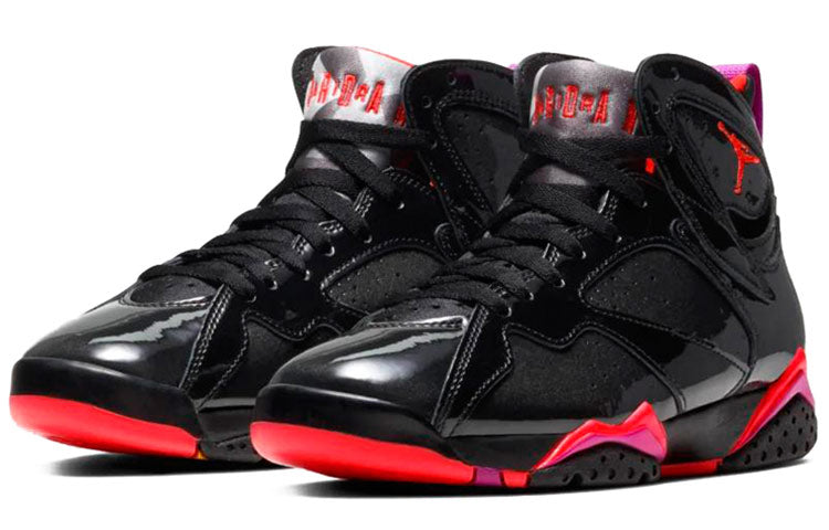 (WMNS) Air Jordan 7 Retro 'Black Gloss' 313358-006
