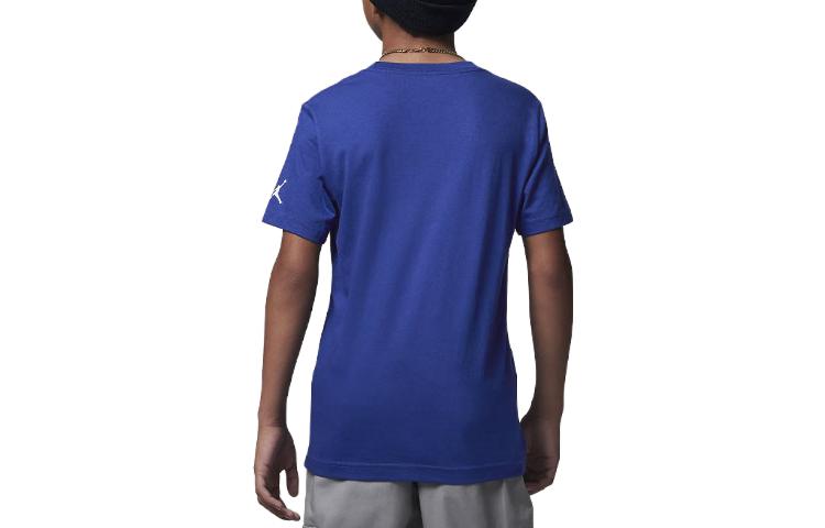 (GS) Air Jordan Burst T-Shirt 'Blue' 95C530-U1A