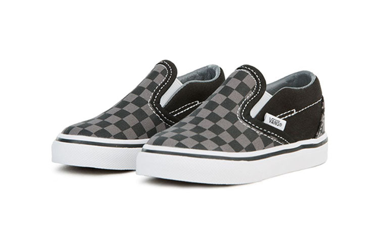 (TD) Vans Classic Slip-On 'Pewter Cherkboard' VN000LYHBPJ
