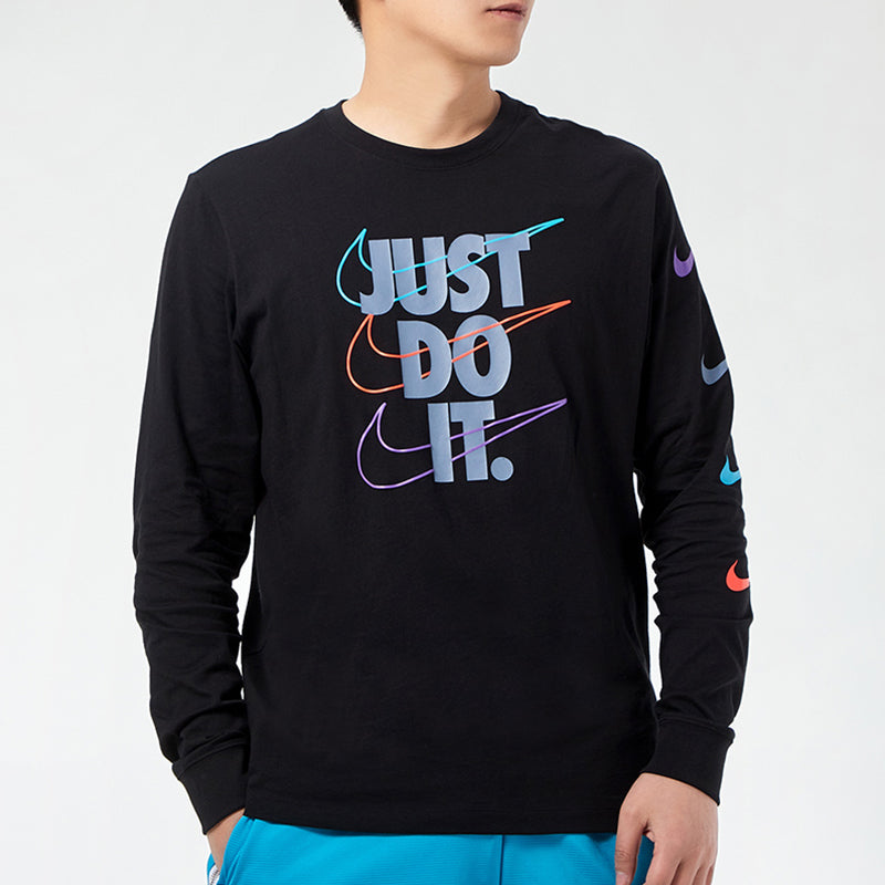 Nike As MENS Sp Brandmarks Sports Long Sleeve Black DB6189-010