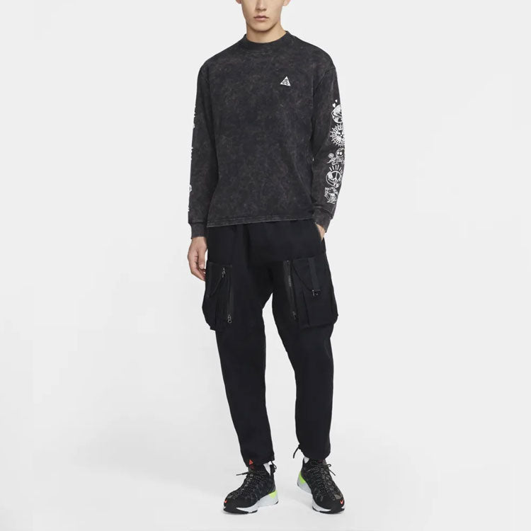 Men's Nike ACG Top Earth Pure Cotton Long Sleeves Black CW3842-010