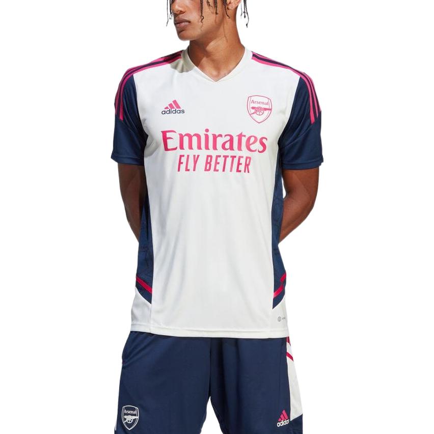 adidas Arsenal Condivo 22 Training Jersey 'White Navy' HT4436