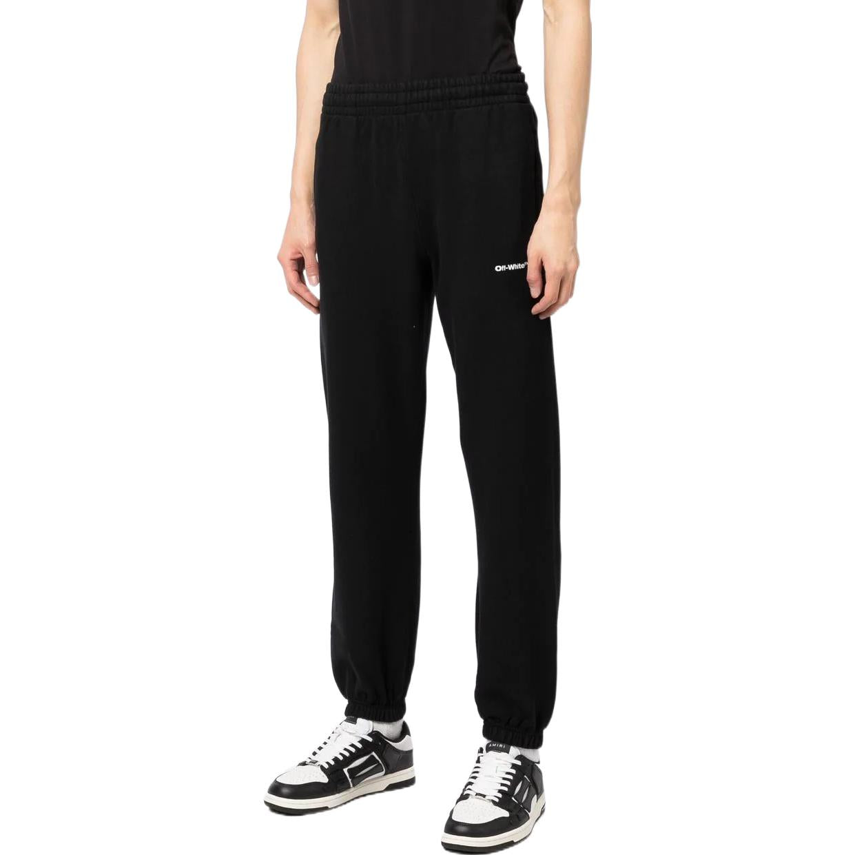Off-White Wave-Print Cotton Track Pants OMCH030F22FLE0066100