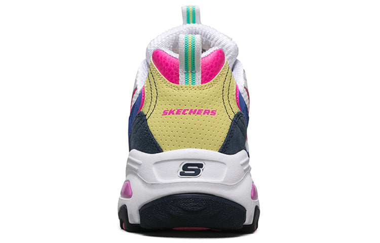 (WMNS) Skechers D'lites 1.0 GS Grey/Blue 13146-LGMT