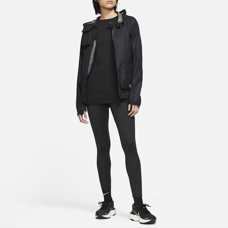 (WMNS) Nike NSRL Transform Sports Detachable hooded vest Jacket Black DB0820-010