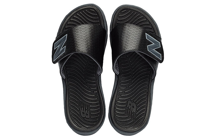 New Balance 3067 Series Response Fashion Casual Black Slippers 'Black Blue' M3067BGR