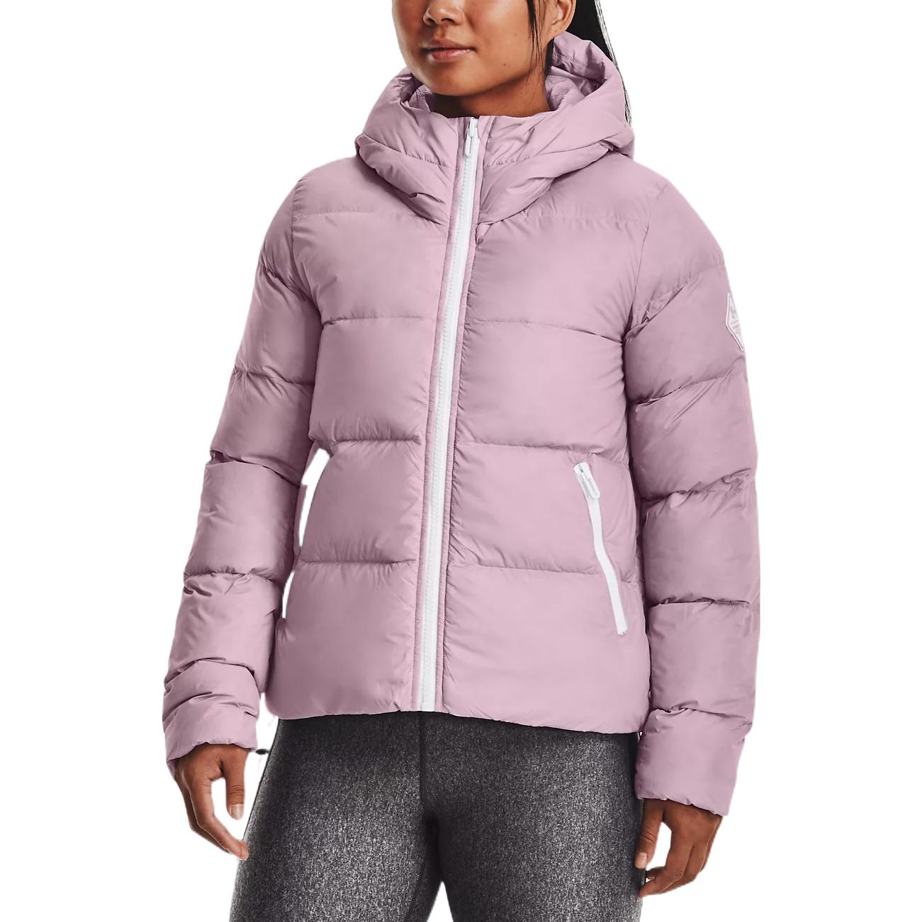 (WMNS) Under Armour Storm ColdGear Infrared Down Jacket 'Pink Mauve' 1375442-694