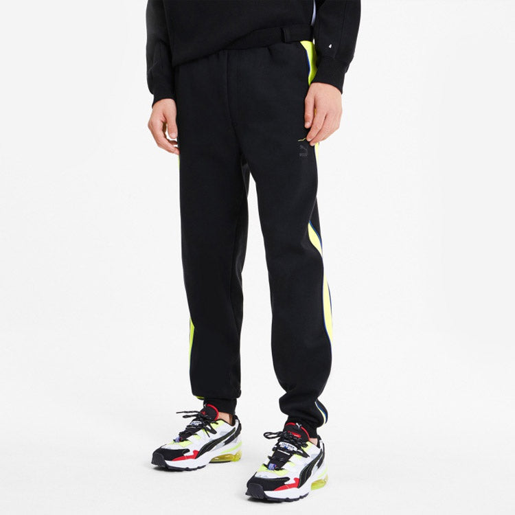 PUMA x ADER ERROR Crossover T7 Bundle Feet Casual Sports Pants Black 595536-01