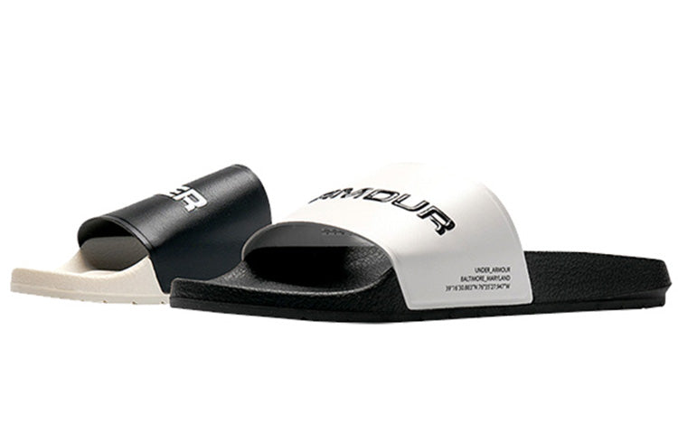 Under Armour Core Remix Slides 'White Black' 3021282-103