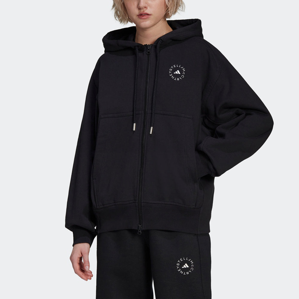 (WMNS) adidas By Stella McCartney Jacket Asia Sizing 'Black H59977