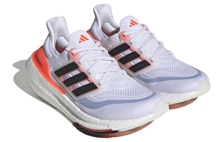 (WMNS)adidas Ultra Boost Light White Black Solar Red HQ6353