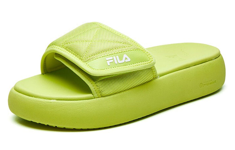 (WMNS) Fila Fusion Slide 'Volt Green' T12W125501FLD