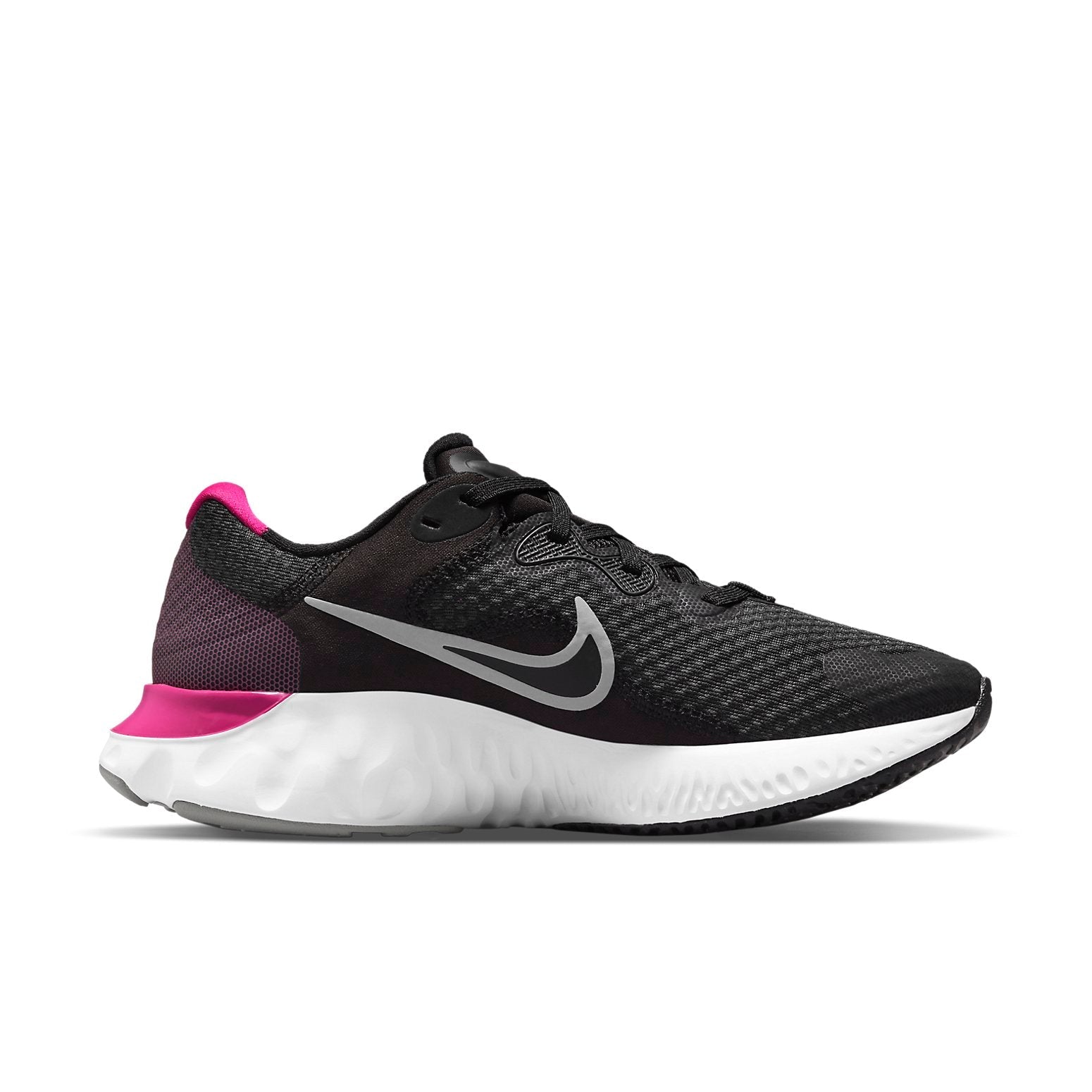 (WMNS) Nike Renew Run 2 Black/Pink CU3505-002