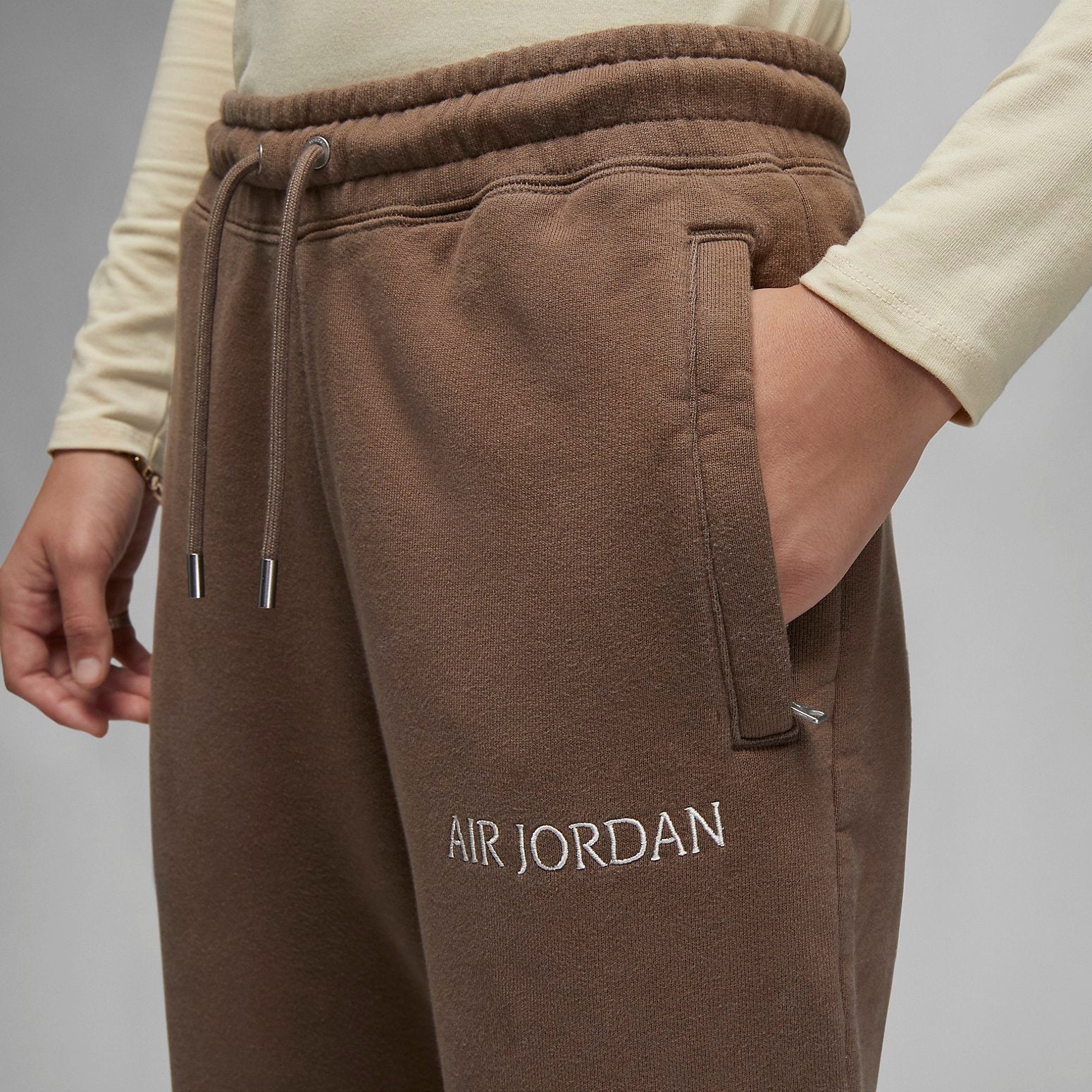 (WMNS) Air Jordan Wordmark Sweatpants 'Brown' DV6472-270
