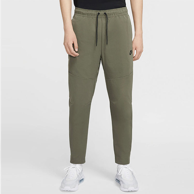 Nike Sportswear Straight Slim Fit Casual Sports Long Pants Green Army green CU4484-380