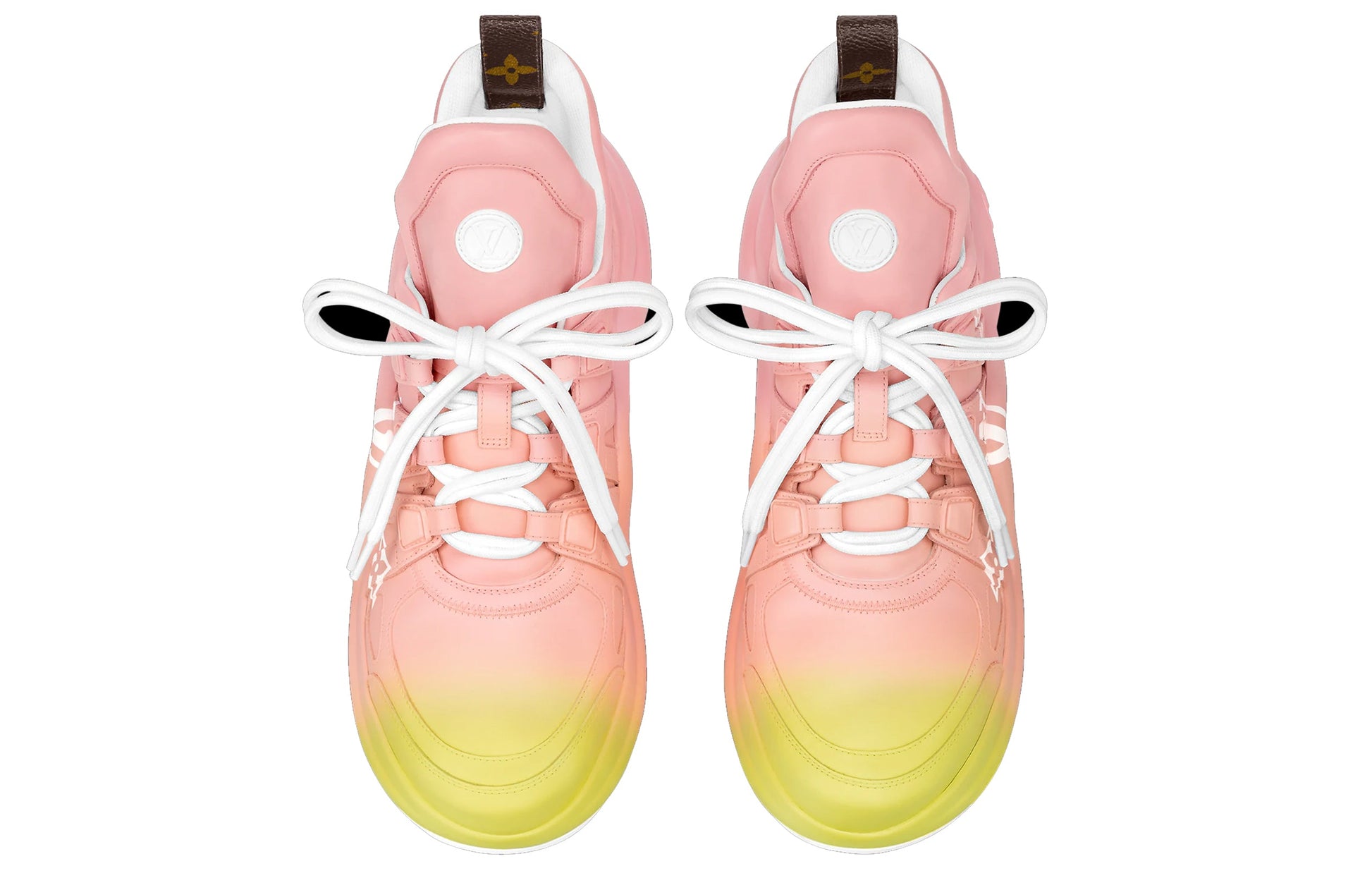 (WMNS) LOUIS VUITTON Archlight Sneakers 'Pink Yellow' 1A8SY4