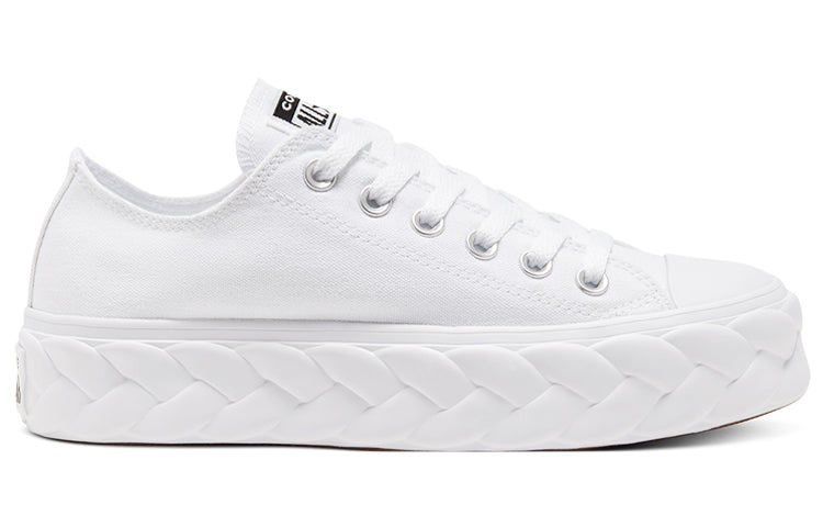 (WMNS) Converse Chuck Taylor All Star Low 'Runway Cable - White' 568895C