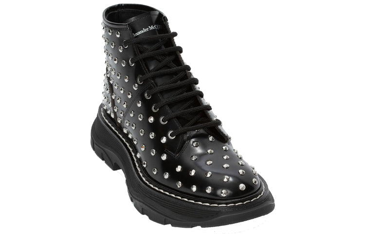 (WMNS) Alexander McQueen Ankle boots 'Black Studd' 595470WHQSG1090