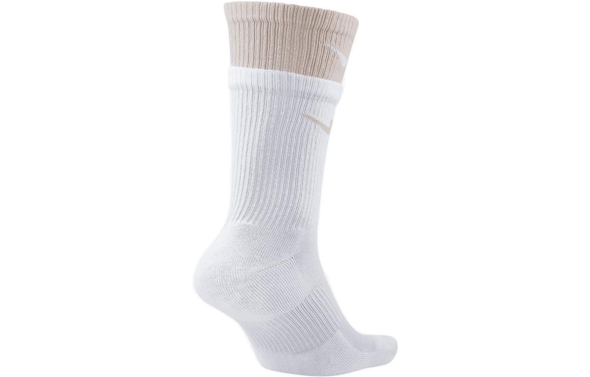 Nike Everyday Plus Cushioned Double Layer Splicing Training Sports Socks Unisex 2 Pairs Pink White DD2795-102