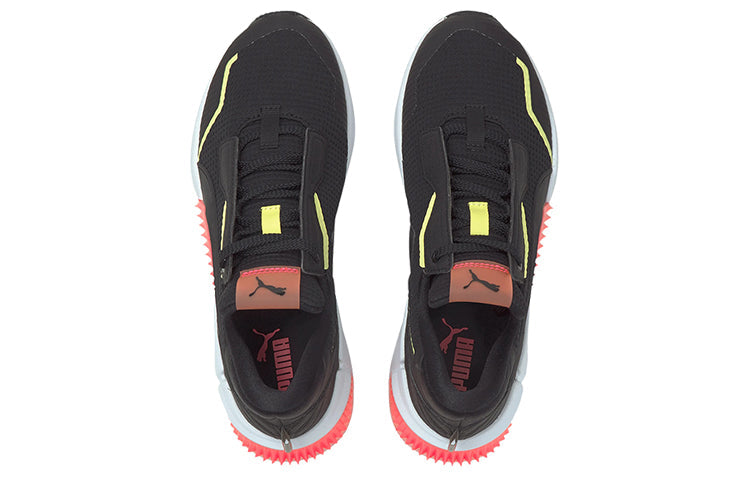 (WMNS) PUMA Provoke Xt Low Top Running Shoes Black/White/Brown 193784-06