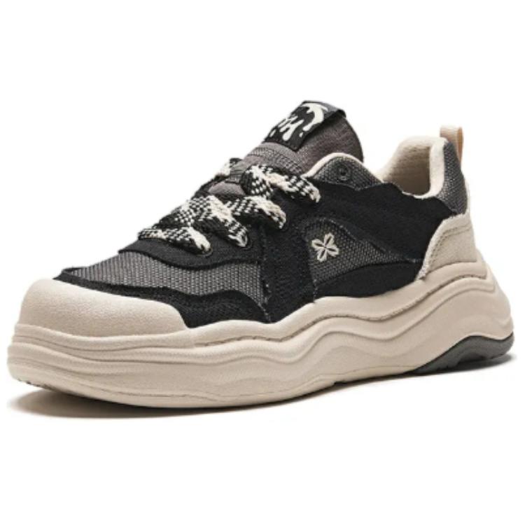 (WMNS) ANTA Lava Cake Skateboarding 'Black Grey' 122428060-5