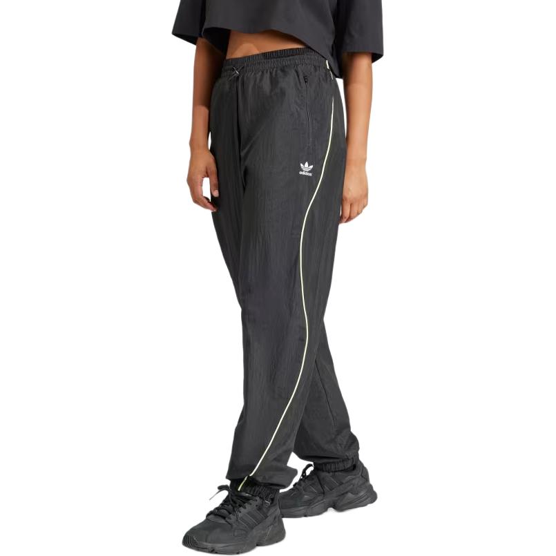 (WMNS) adidas Loose Parachute Pants Asia Sizing 'Black' IT9698