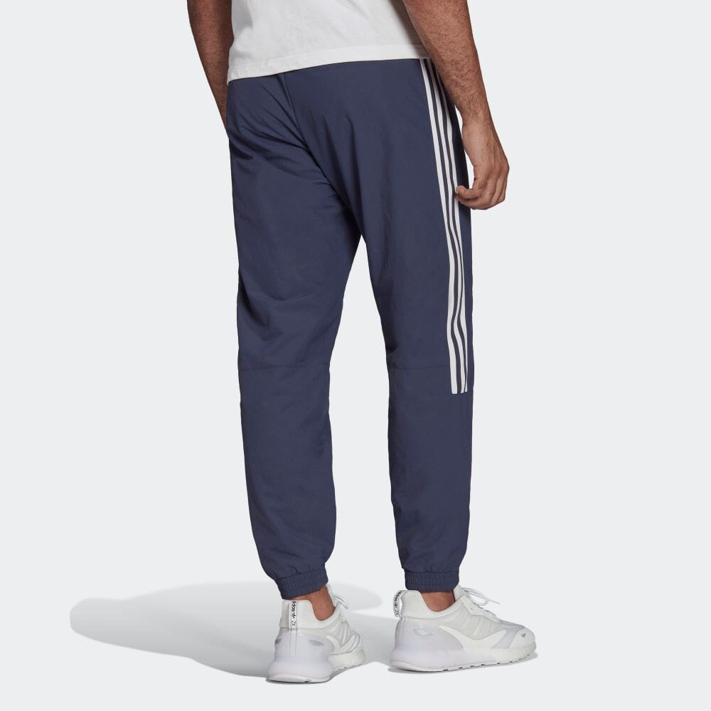 Men's adidas originals Side Stripe Logo Micro Mark Bundle Feet Sports Pants/Trousers/Joggers Japanese Version Blue HC2004