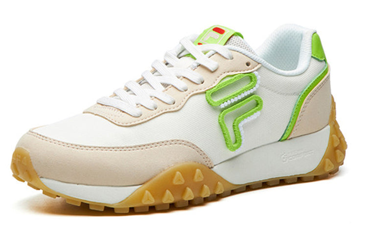 (WMNS) FILA Pacer Sneakers White/Green F12W124154FJS