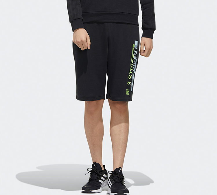 adidas neo M Faves Short 1 Printing Shorts Black FP7299