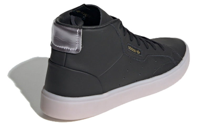 (WMNS) adidas originals Sleek Mid Black FW5414