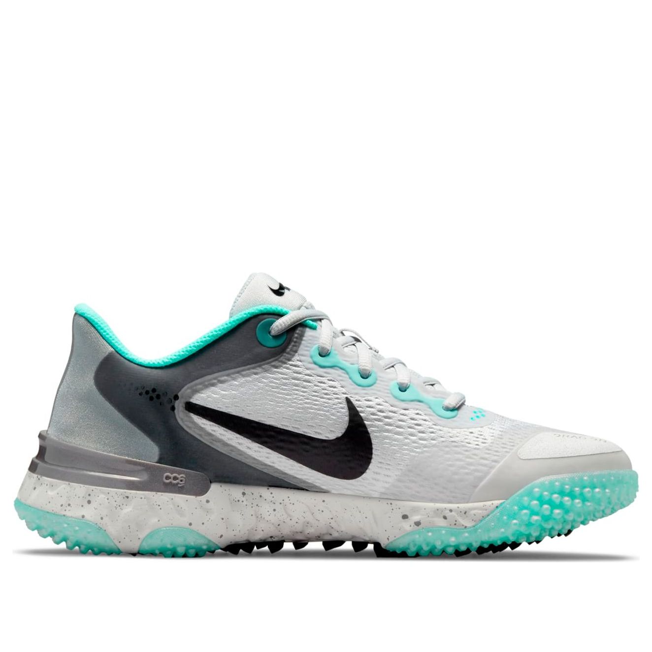 (WMNS) Nike Alpha Huarache Elite 3 Turf 'Photon Dust Dynamic Turquoise' CU8403-003