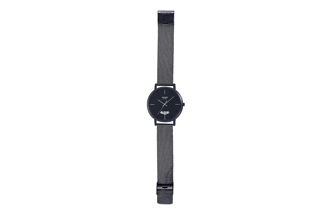 CASIO Male DRESS Japan / South Korea Fashion Waterproof Mens Black Analog MTP-B100MB-1EVDF