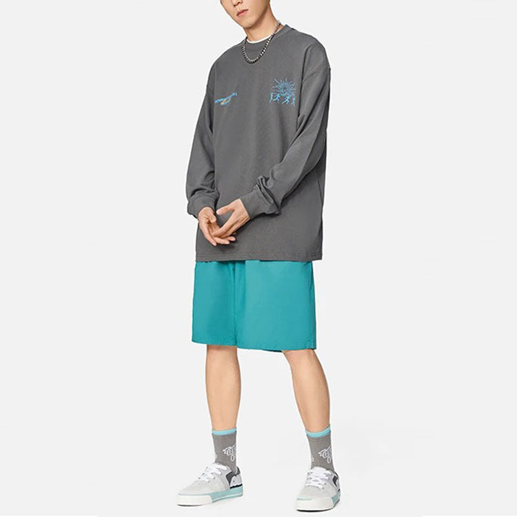 Li-Ning Power And Nature Graphic Sweatshirt 'Shadow Grey' AHSRB97-2