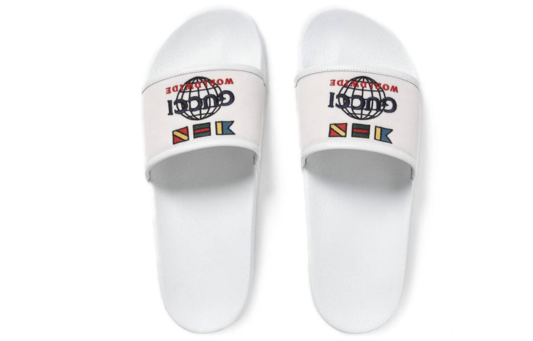 Gucci Slide 'Worldwide Flag - White' 599143-9PYX0-9061