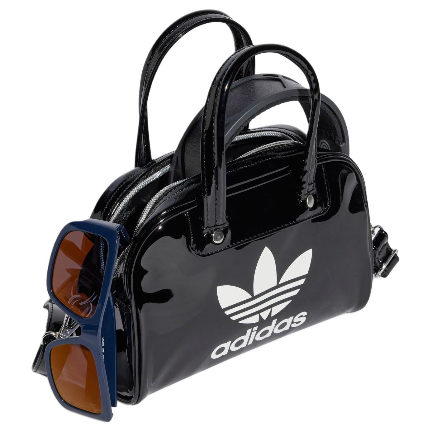 adidas Adicolor Mini Bowling Bag 'Black White' IX7498